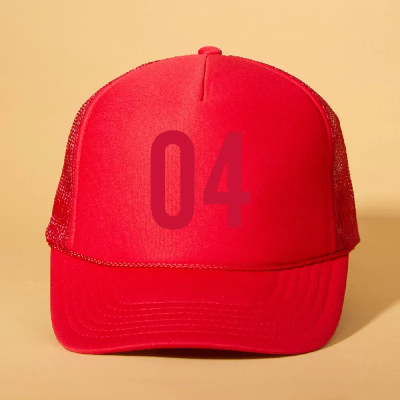 Custom Player Number Trucker sold by Ascot + Hart