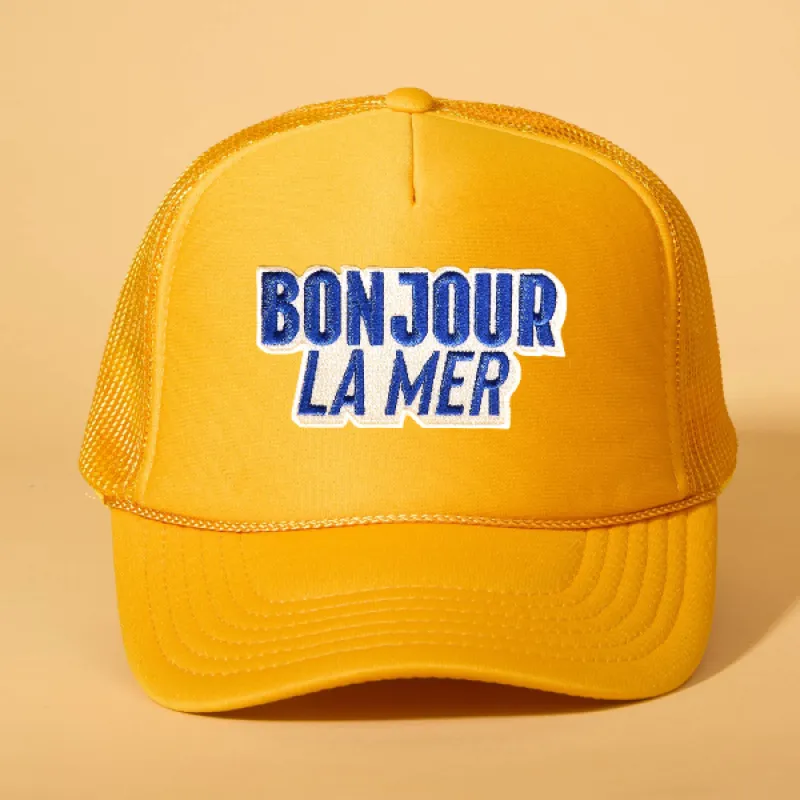 Custom Patch Trucker sold by Ascot + Hart