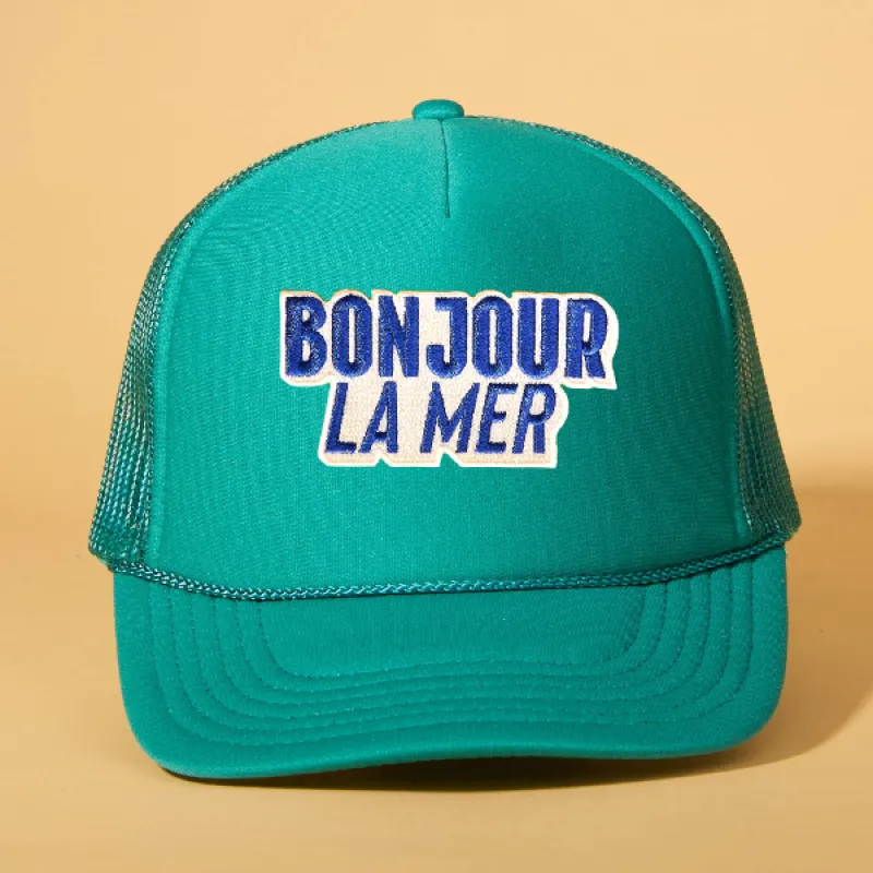 Custom Patch Trucker sold by Ascot + Hart