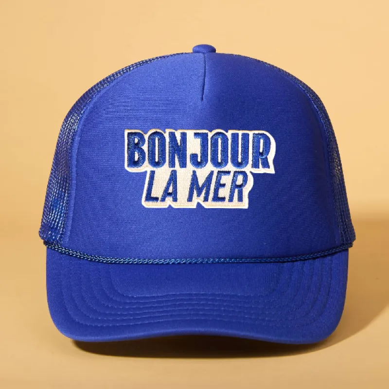 Custom Patch Trucker sold by Ascot + Hart