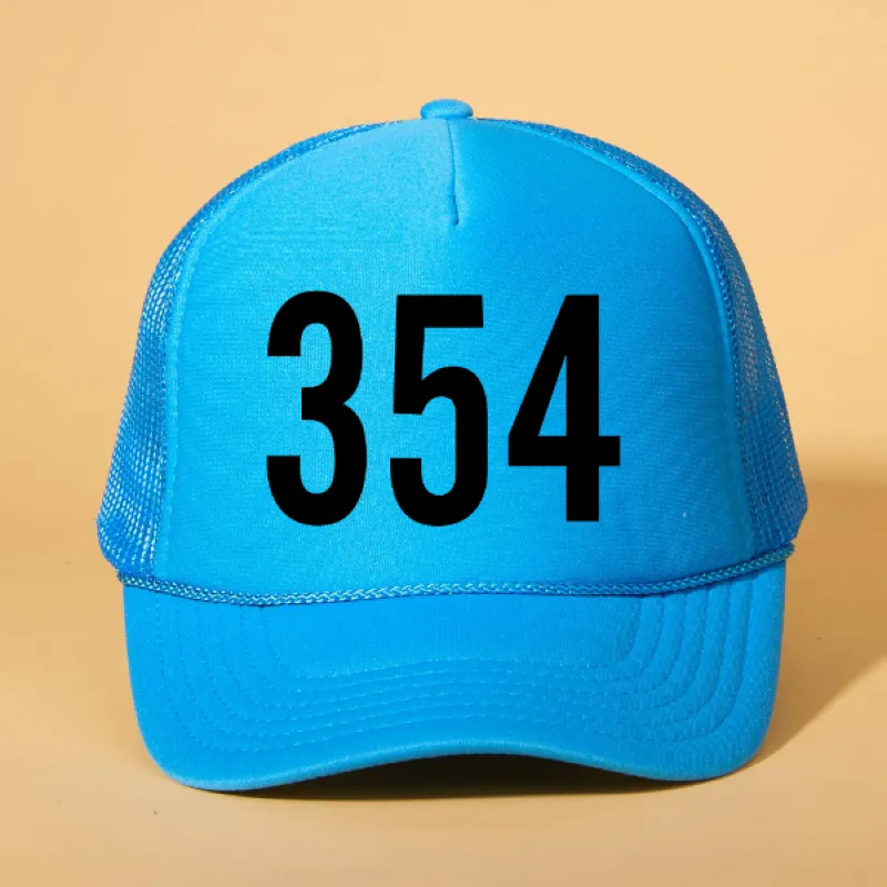 Custom Area Code Trucker sold by Ascot + Hart