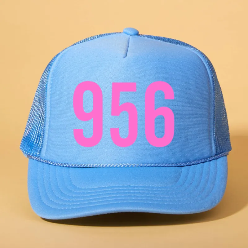 Custom Area Code Trucker sold by Ascot + Hart