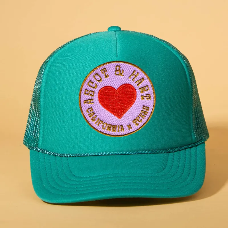 Custom Patch Trucker sold by Ascot + Hart