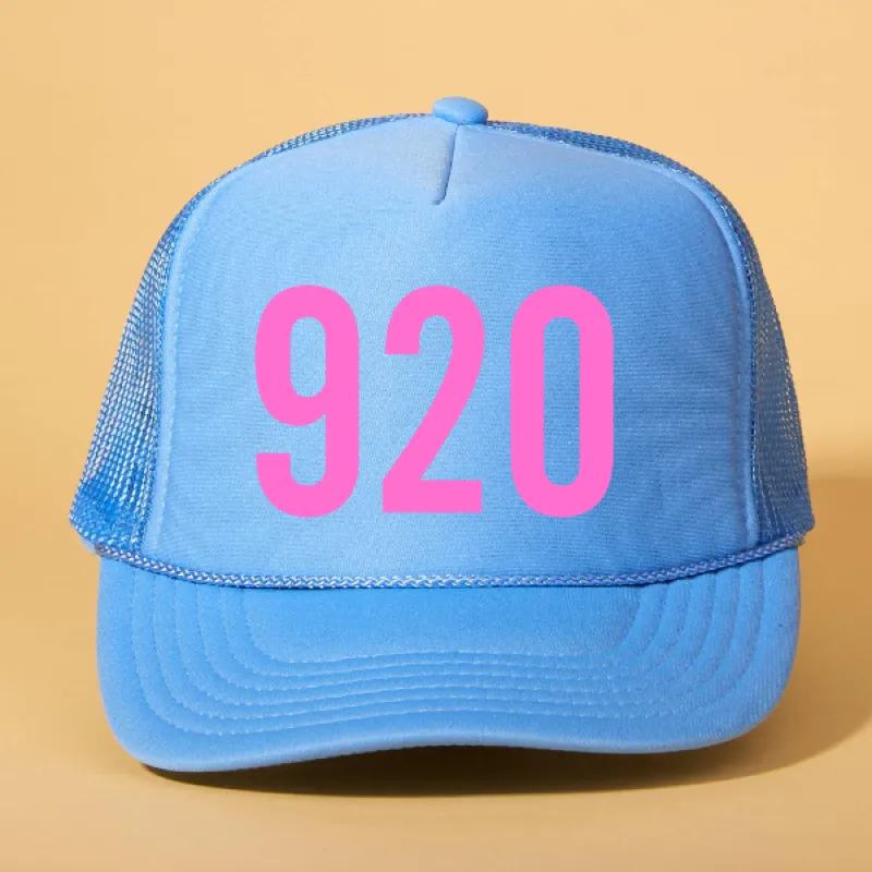 Custom Area Code Trucker sold by Ascot + Hart