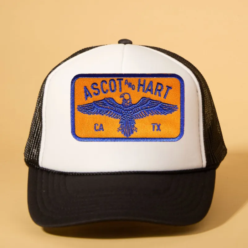 Custom Patch Trucker sold by Ascot + Hart