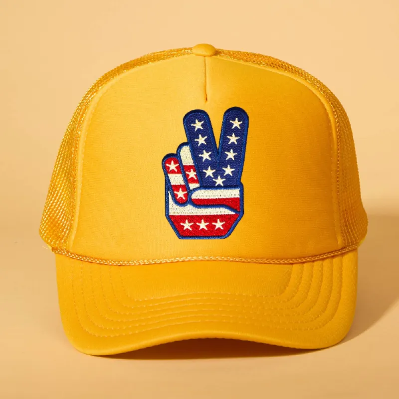 Custom Patch Trucker sold by Ascot + Hart