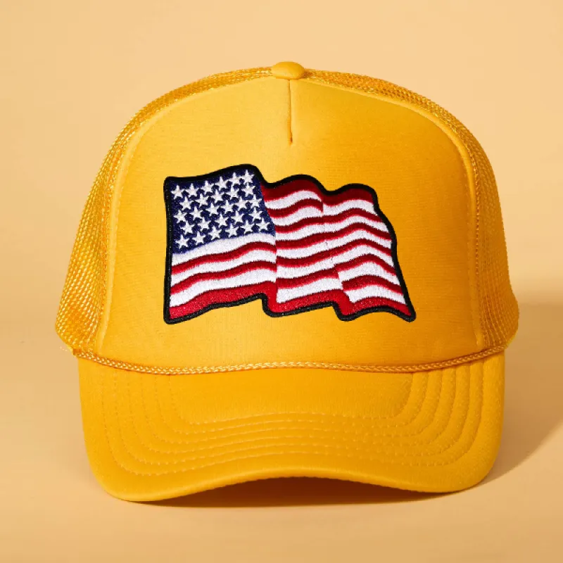 Custom Patch Trucker sold by Ascot + Hart