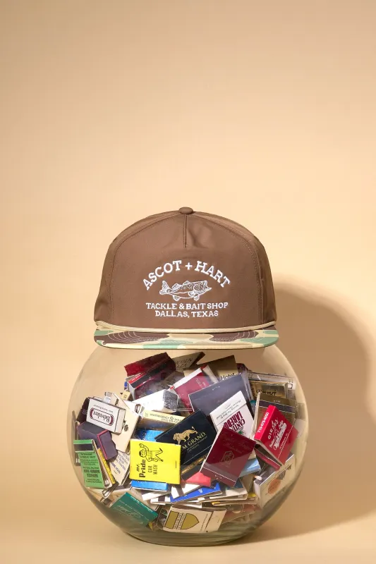 A+H Embroidered Tackle & Bait Hat made by Ascot + Hart