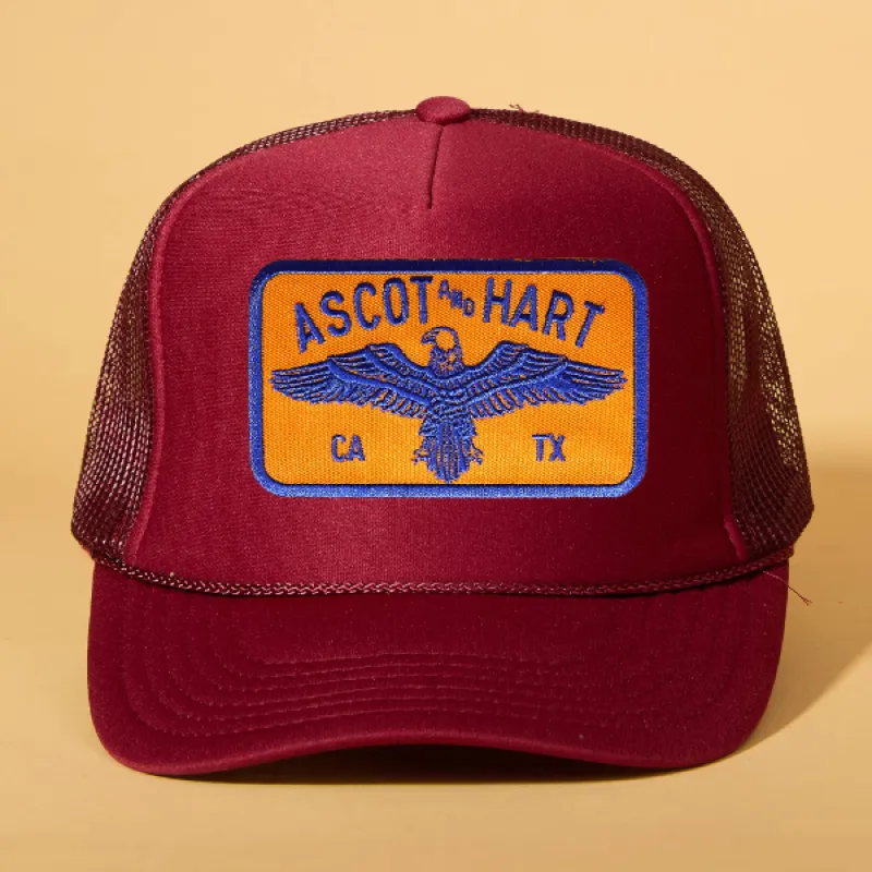 Custom Patch Trucker sold by Ascot + Hart