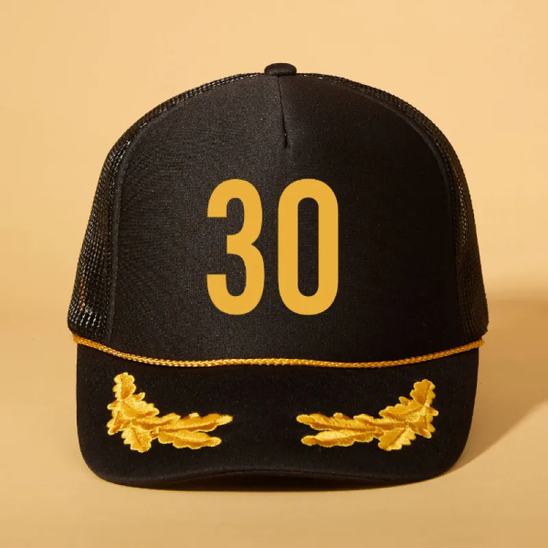 Custom Player Number Trucker sold by Ascot + Hart