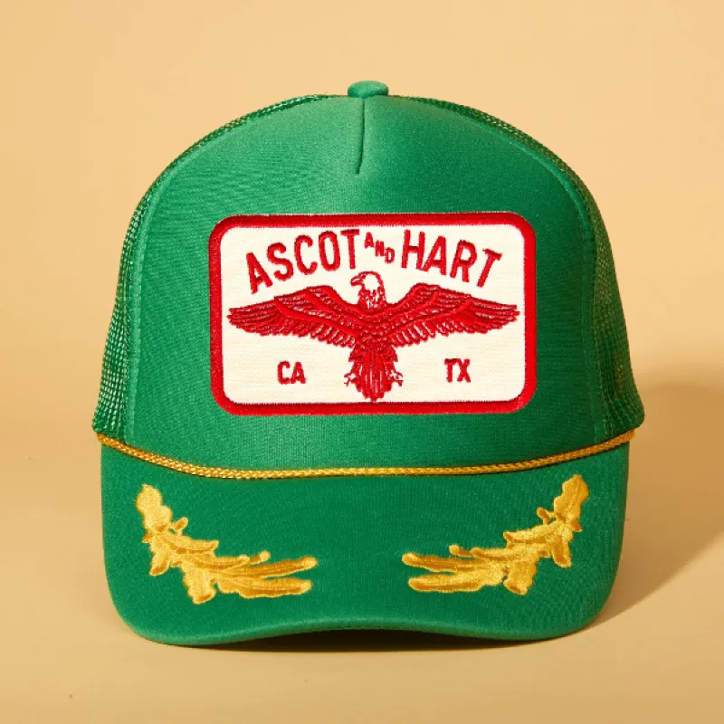 Custom Patch Trucker sold by Ascot + Hart