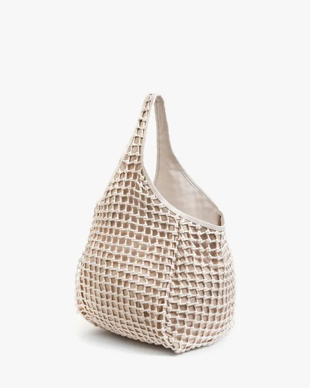 Clare V. Bando Bag - Knot Woven Leather sold by Ascot + Hart