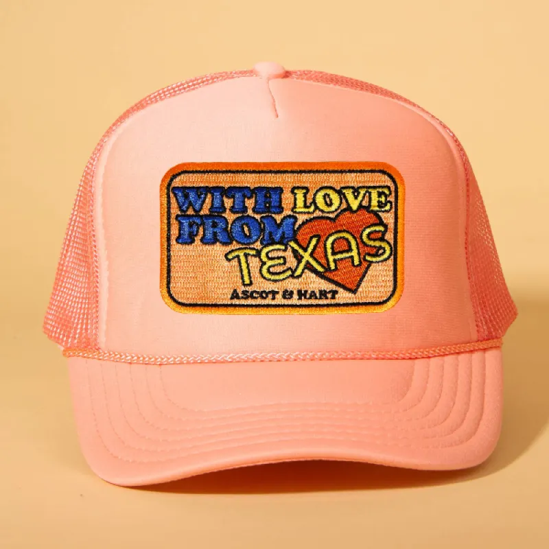 Custom Patch Trucker sold by Ascot + Hart
