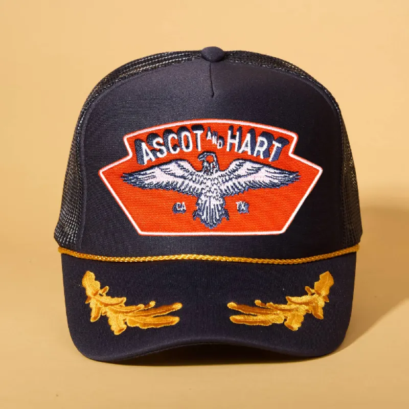 Custom Patch Trucker sold by Ascot + Hart