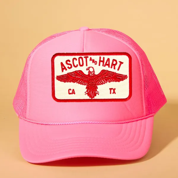 Custom Patch Trucker sold by Ascot + Hart