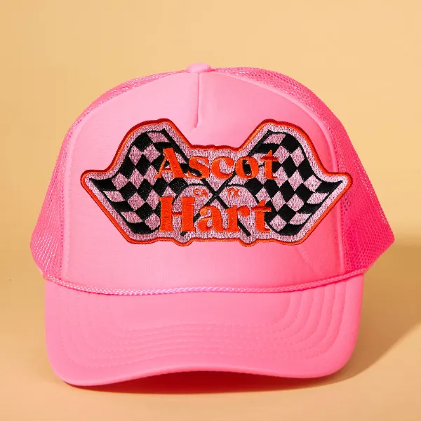 Custom Patch Trucker sold by Ascot + Hart