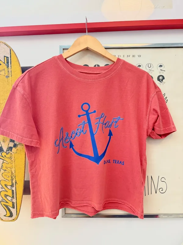 A+H Ahoy Crop Tee sold by Ascot + Hart