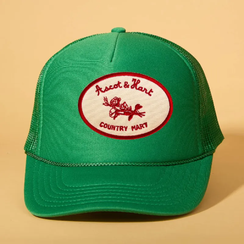 Custom Patch Trucker sold by Ascot + Hart