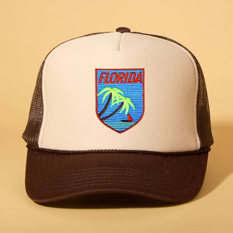 Custom Patch Trucker sold by Ascot + Hart