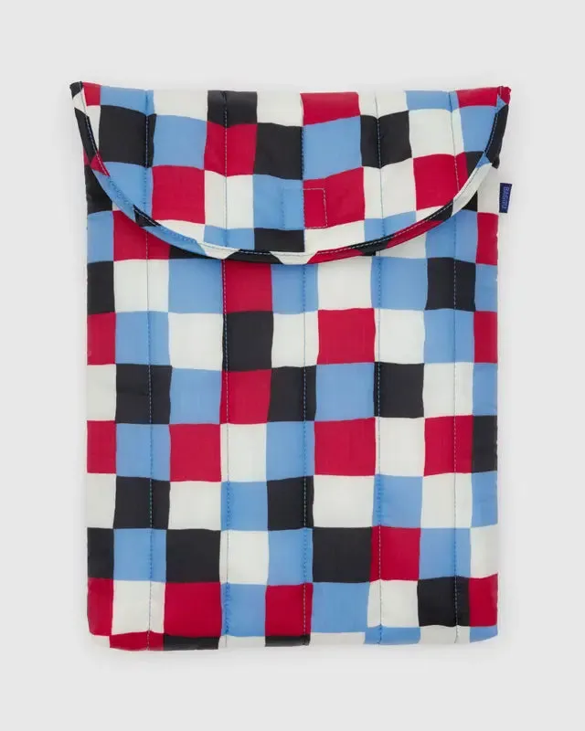 Puffy Laptop Sleeve 16" - Painted Check sold by Ascot + Hart