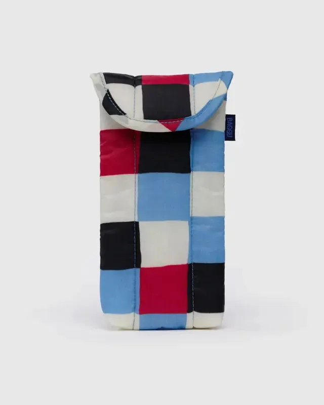 Puffy Glasses Sleeve - Painted Check sold by Ascot + Hart