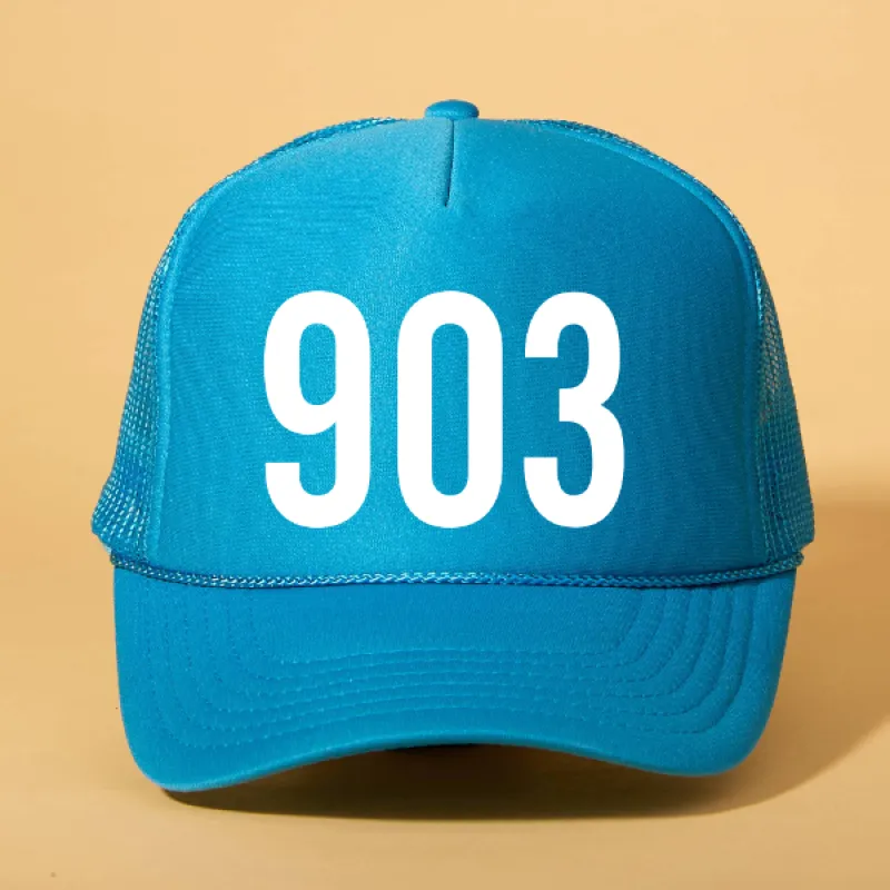 Custom Area Code Trucker sold by Ascot + Hart