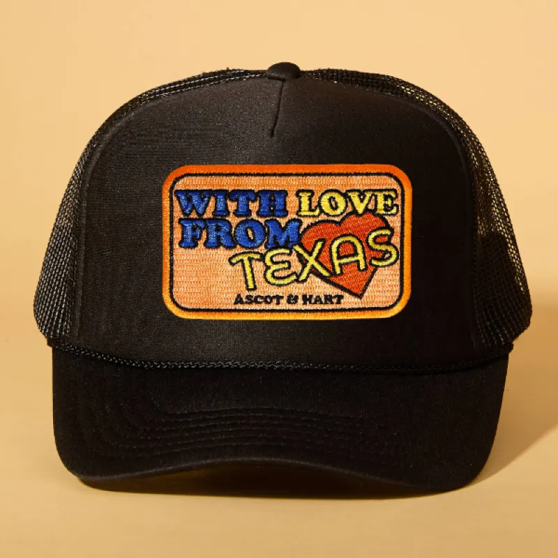 Custom Patch Trucker sold by Ascot + Hart