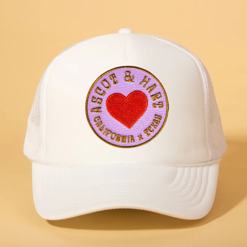 Custom Patch Trucker sold by Ascot + Hart