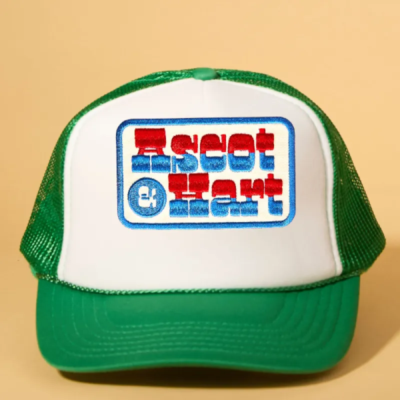 Custom Patch Trucker sold by Ascot + Hart