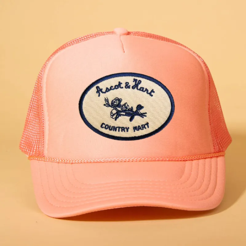 Custom Patch Trucker sold by Ascot + Hart