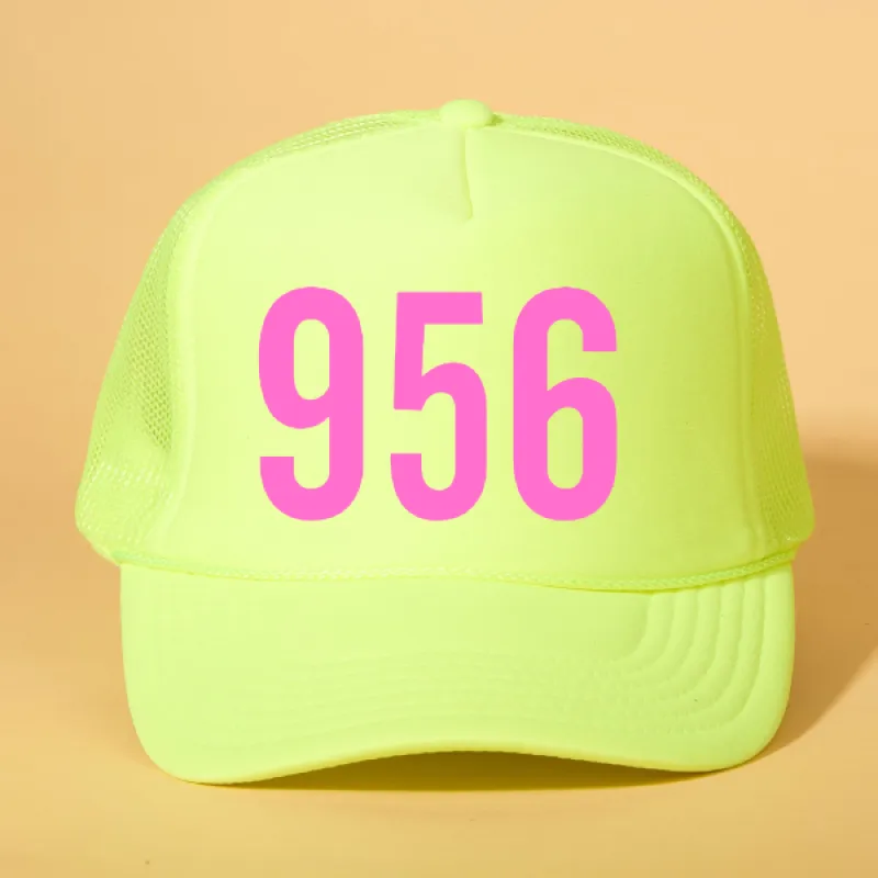 Custom Area Code Trucker sold by Ascot + Hart