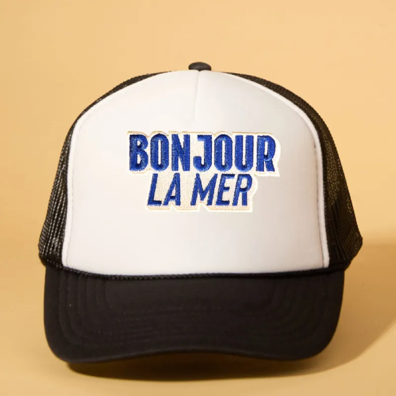 Custom Patch Trucker sold by Ascot + Hart