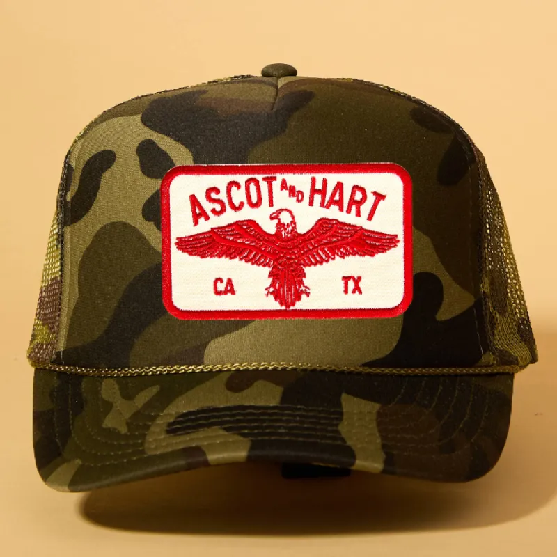 Custom Patch Trucker sold by Ascot + Hart