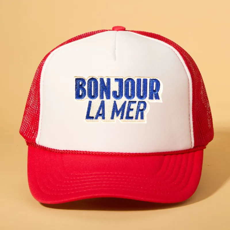 Custom Patch Trucker sold by Ascot + Hart