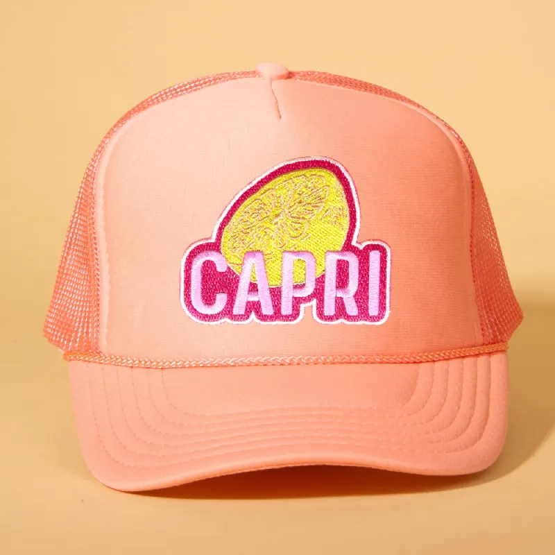 Custom Patch Trucker sold by Ascot + Hart