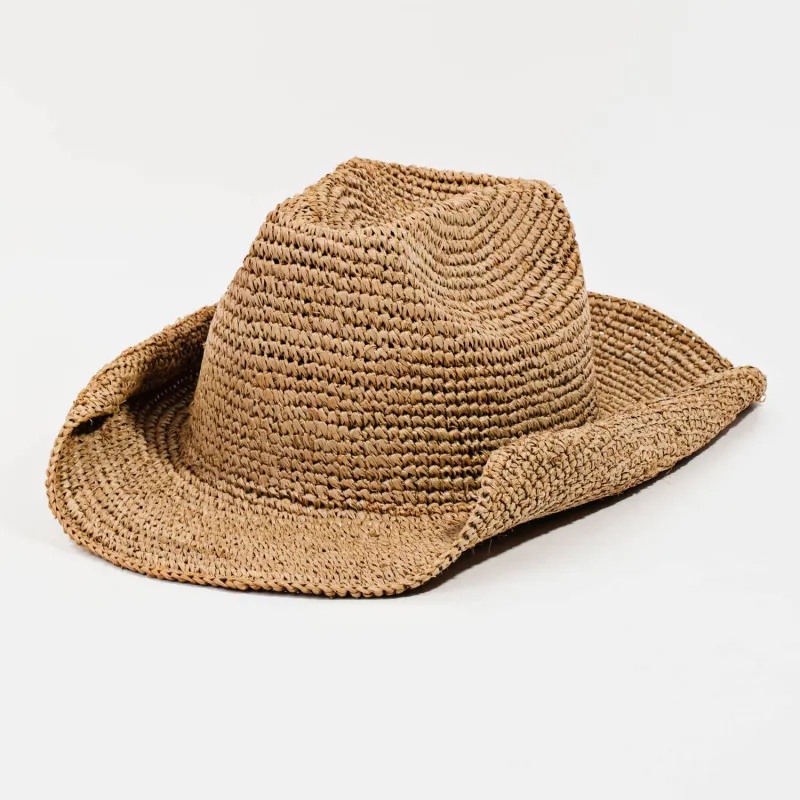 Dakota Raffia Cowboy Hat sold by Ascot + Hart