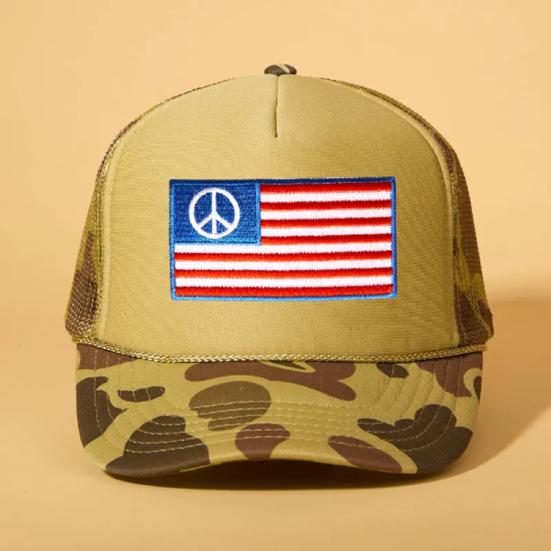 Custom Patch Trucker sold by Ascot + Hart