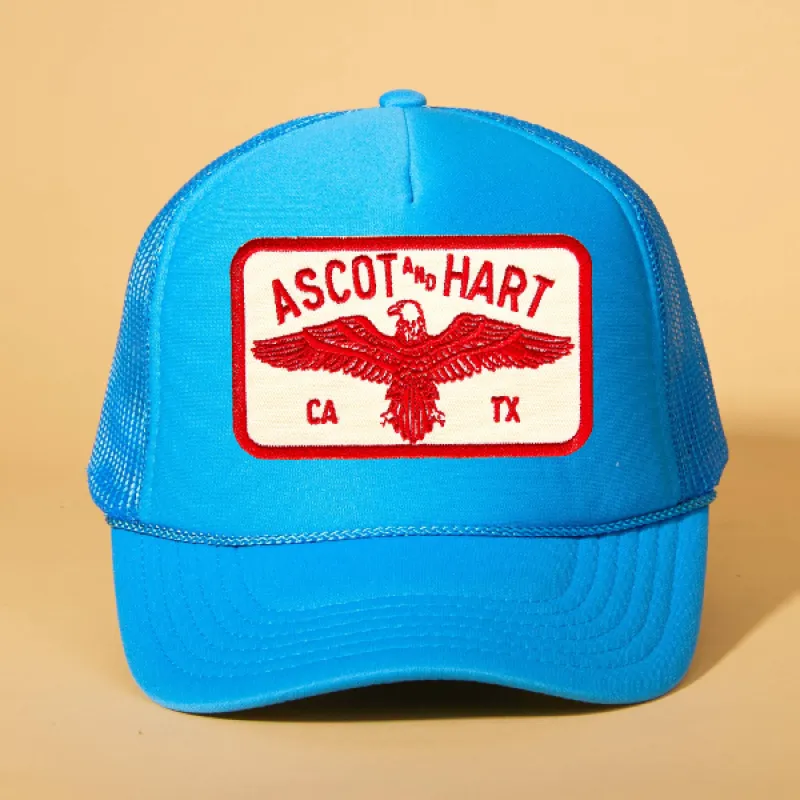 Custom Patch Trucker sold by Ascot + Hart