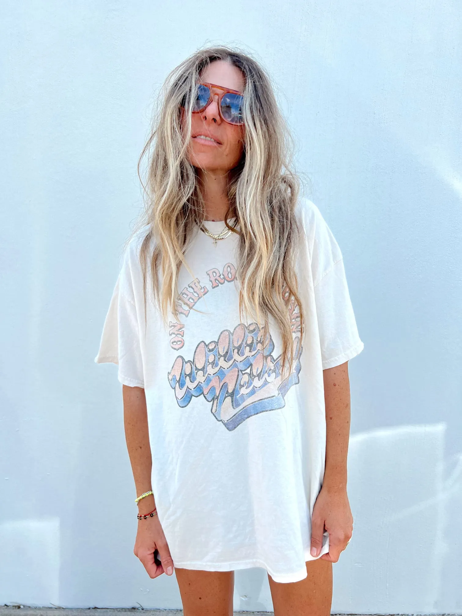 Willie OTR Metal Off White Thrifted Tee sold by Ascot + Hart product image thumbnail 3
