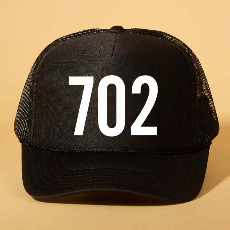 Custom Area Code Trucker sold by Ascot + Hart