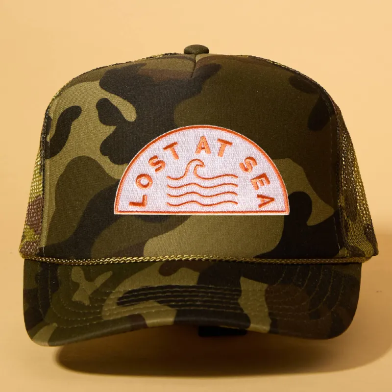 Custom Patch Trucker sold by Ascot + Hart