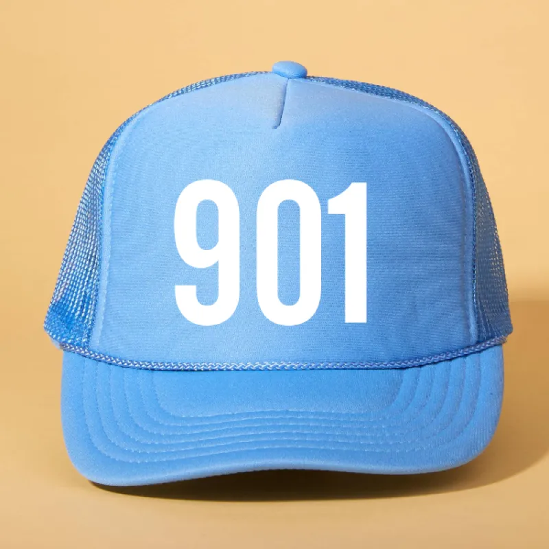 Custom Area Code Trucker sold by Ascot + Hart