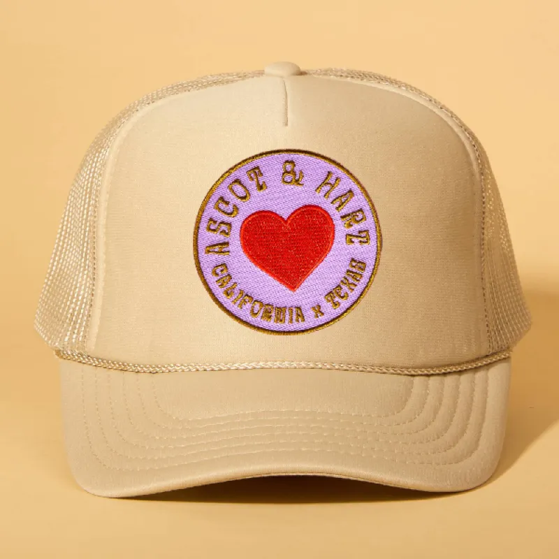 Custom Patch Trucker sold by Ascot + Hart