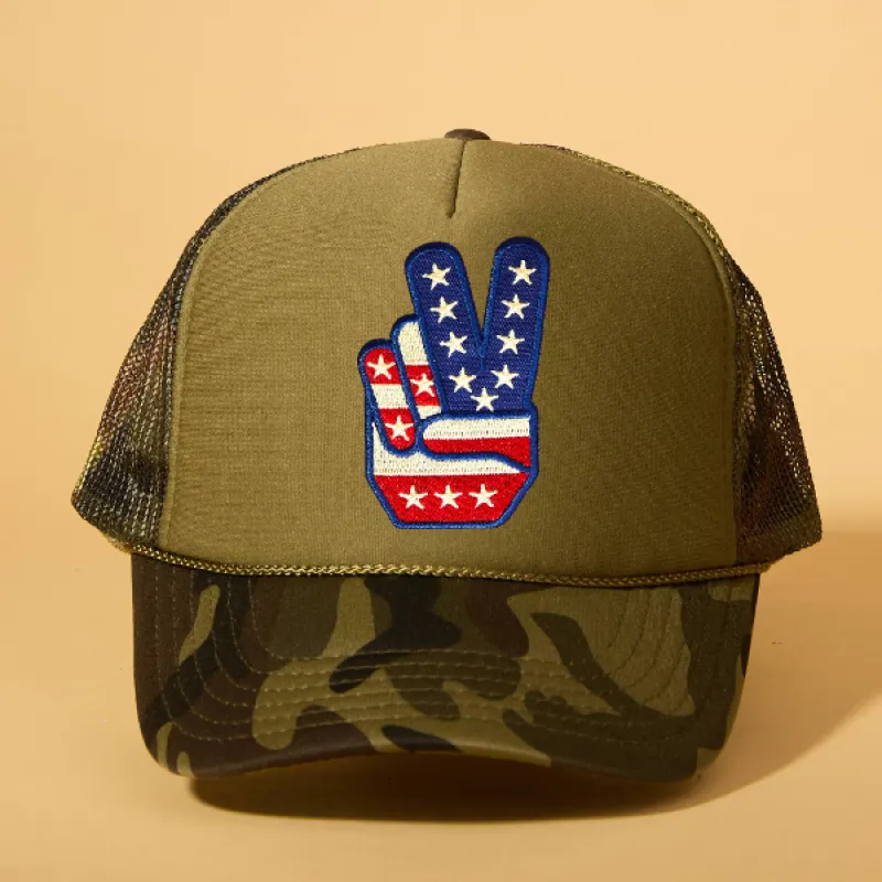 Custom Patch Trucker sold by Ascot + Hart