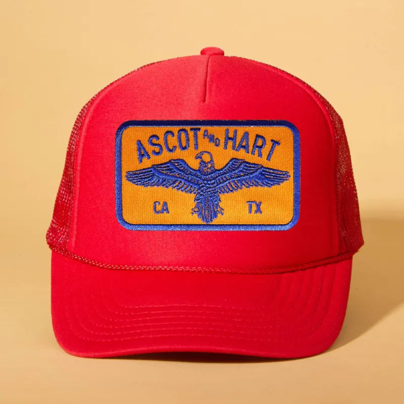 Custom Patch Trucker sold by Ascot + Hart