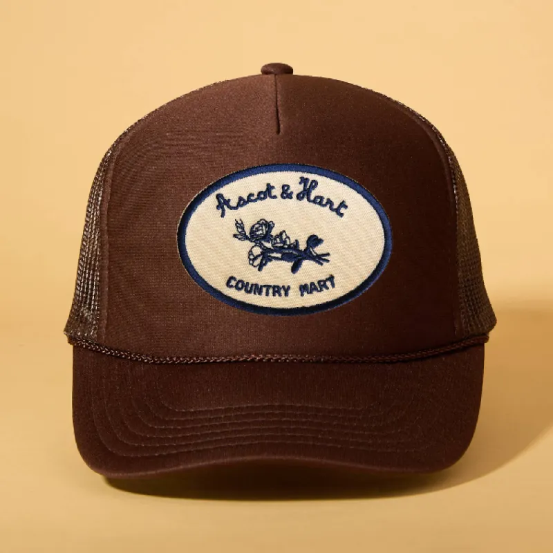 Custom Patch Trucker sold by Ascot + Hart
