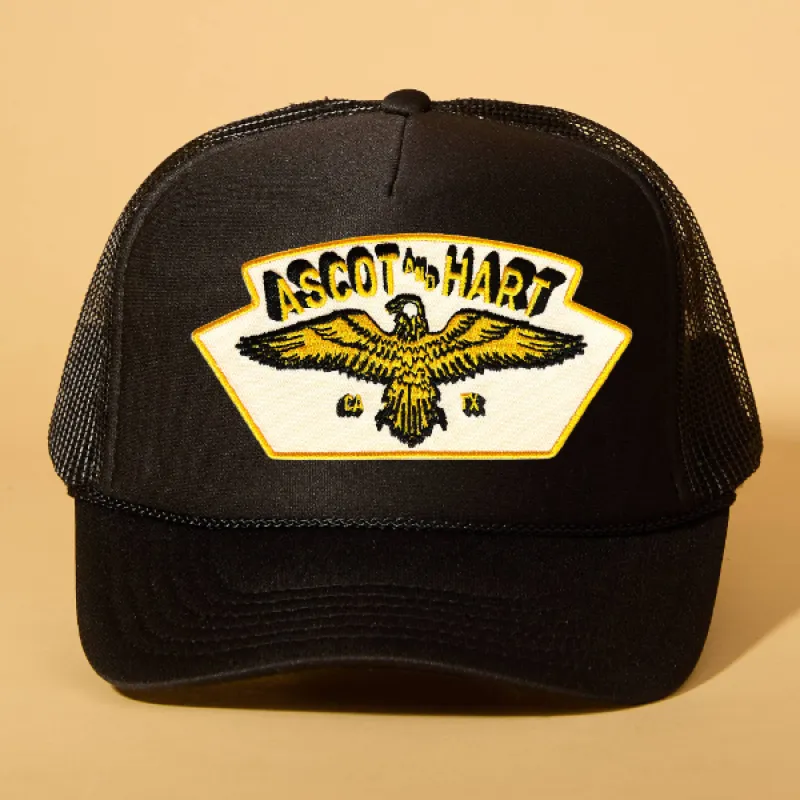 Custom Patch Trucker sold by Ascot + Hart