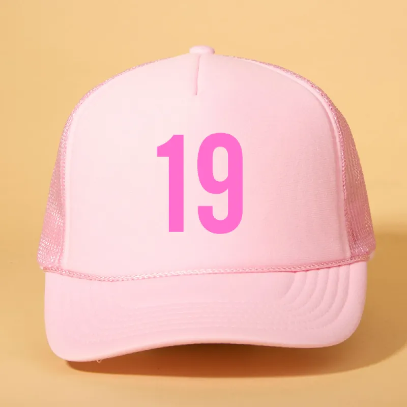 Custom Player Number Trucker made by Ascot + Hart