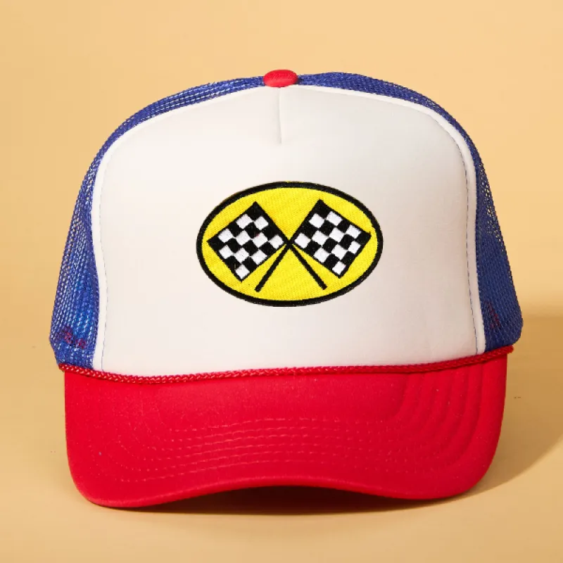 Custom Patch Trucker sold by Ascot + Hart