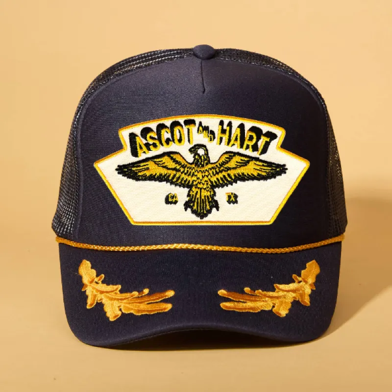 Custom Patch Trucker sold by Ascot + Hart